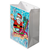 サンタメリークリスマス抱き枕 ミディアムペーパーバッグ (裏面アングル)