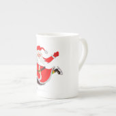 サンタメリークリスマス ボーンチャイナマグカップ (正面右)