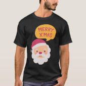 サンタメリークリスマスTシャツ Tシャツ (正面)
