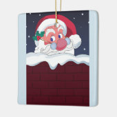 サンタメリークロース セラミックオーナメント (左)