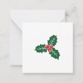 サンタメリークロース ノートカード (裏面)