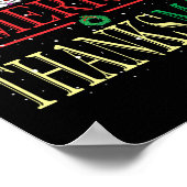 サンタメリースサンタハットクリスマスファミリーメンズウィメンズキ ポスター (角)