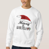 サンタメリーハット・クリスマスで明るく スウェットシャツ (正面)