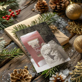 サンタメールトナカイ郵便局フェスティバルクリスマス カード