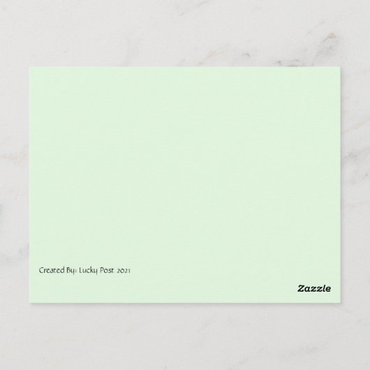 サンタメールボックスはがき ポストカード (裏面)