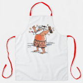 サンタメ飲ンシェフエプロン エプロン (正面)