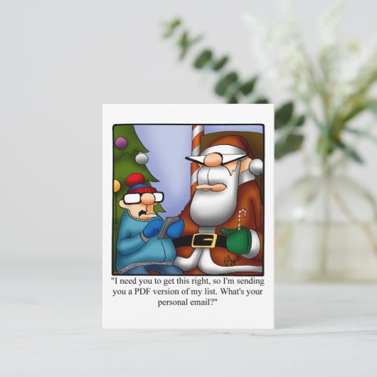 サンタモおもしろいアハガキ用PDFリスト シーズンポストカード (スタンド正面)