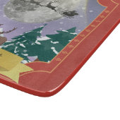 サンタモダントインデナーとヴィンテージクリスマスナイト カッティングボード (角)