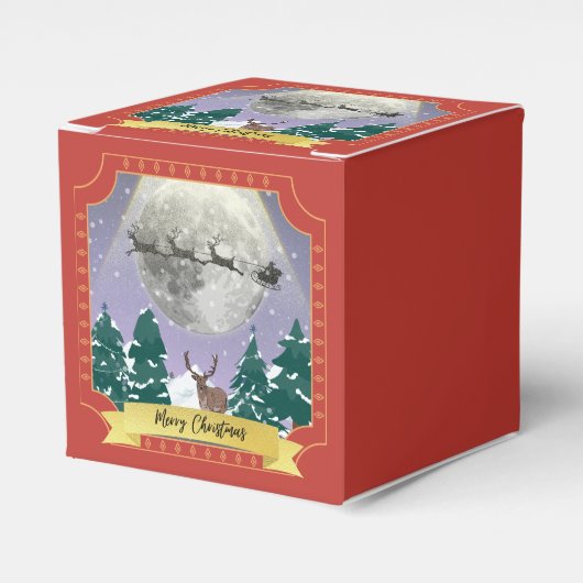 サンタモダントインデナーとヴィンテージクリスマスナイト フェイバーボックス (正面サイド)