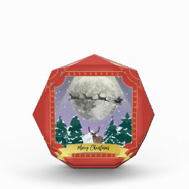 サンタモダントインデナーとヴィンテージクリスマスナイト フォトブロック