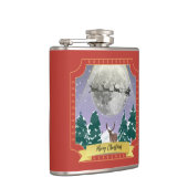 サンタモダントインデナーとヴィンテージクリスマスナイト フラスク (右)