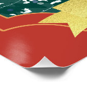 サンタモダントインデナーとヴィンテージクリスマスナイト ポスター (コーナー)