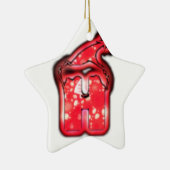 サンタモダンハットコレクション。 セラミックオーナメント (右)