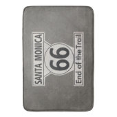 サンタモニカがトレイルルート66を終える バスマット (正面縦)