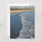 サンタモニカのビーチ ポストカード (正面/裏面)