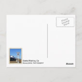 サンタモニカのルート66の郵便はがき! ポストカード (裏面)