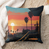 サンタモニカの日の#1 クッション (ブランケット)