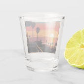 サンタモニカの日の#1 ショットグラス (裏面)