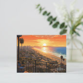 サンタモニカの日の#2 ポストカード (スタンド正面)