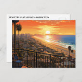 サンタモニカの日の#2 ポストカード (正面/裏面)