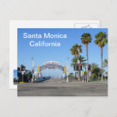 サンタモニカの郵便はがき! ポストカード (正面/裏面)