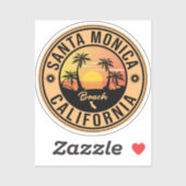 サンタモニカカリフォルニアサンセットバケーションデミディーズ シール (シート)