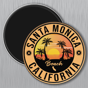 サンタモニカカリフォルニアサンセットバケーションデミディーズ マグネット
