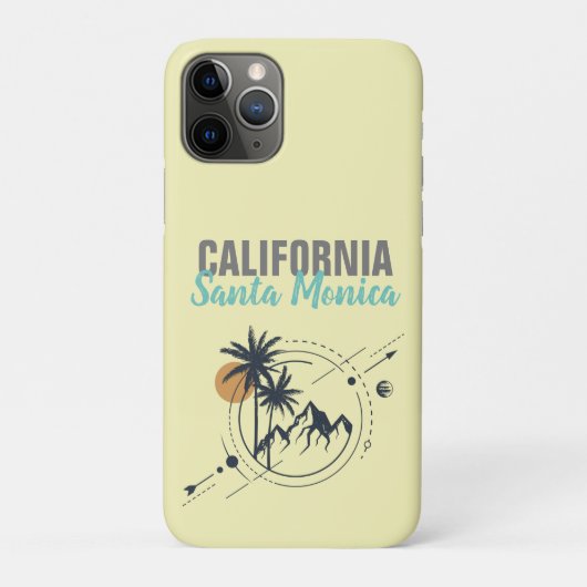 サンタモニカカリフォルニアジオメトリパームズ Case-Mate iPhoneケース (裏)
