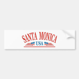 サンタモニカカリフォルニア米国 バンパーステッカー