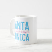 サンタモニカカリフォルニア コーヒーマグカップ (正面左)