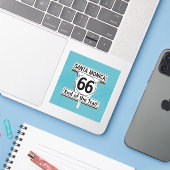 サンタモニカカリフォルニア シール (ノートパソコンとiPhone)