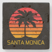 サンタモニカカリフォルニア ストーンコースター (正面)