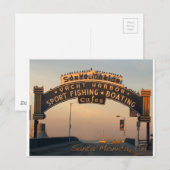 サンタモニカカリフォルニア ポストカード (正面/裏面)