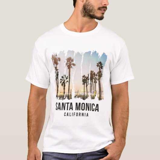 サンタモニカカリフォルニア Tシャツ (正面)