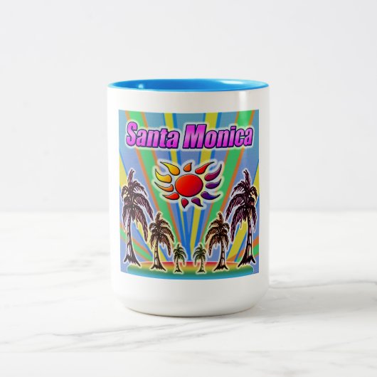 サンタモニカサマーラブマグ ツートーンマグカップ (中央)