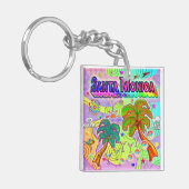 サンタモニカバケーションターゲットキーチェーン キーホルダー (正面左)