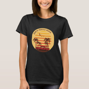 サンタモニカビーチアロハ夏Tシャツ Tシャツ