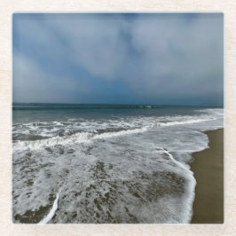 サンタモニカビーチイン秋。 ガラスコースター