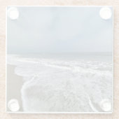 サンタモニカビーチイン秋。 ガラスコースター (裏面)