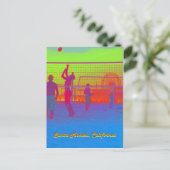 サンタモニカビーチバレーボール桟橋はがき ポストカード (スタンド正面)