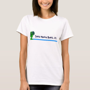 サンタモニカビーチパカスタムームツリー海シャツ Tシャツ