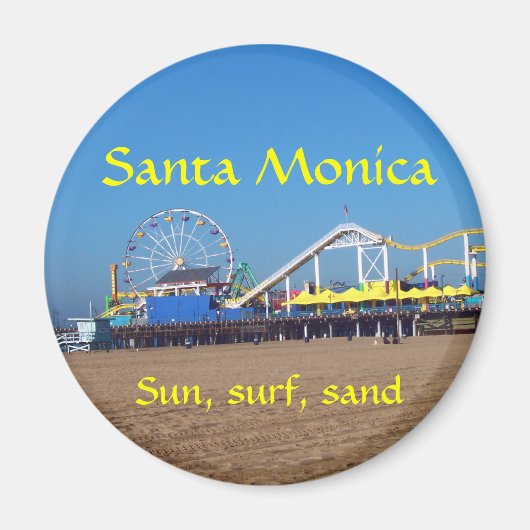 サンタモニカビーチピア マグネット (正面)