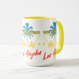 サンタモニカビーチロスアンズ マグカップ