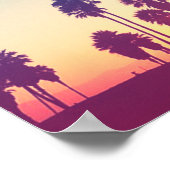 サンタモニカビーチ ポスター (角)