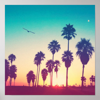 サンタモニカビーチ ポスター