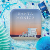 サンタモニカビーチ |ロサンゼルス、カリフォルニア ペーパープレート (パーティー)