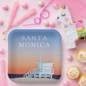 サンタモニカビーチ |ロサンゼルス、カリフォルニア ペーパープレート (パーティー)