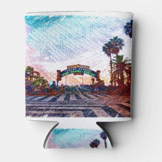 サンタモニカピアカラー 缶クーラー