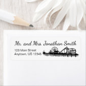 サンタモニカピアカリフォルニアトラベルパーソナライズされた ラベル (インサイチュ)