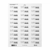 サンタモニカピアカリフォルニアトラベルパーソナライズされた ラベル (フルシート)